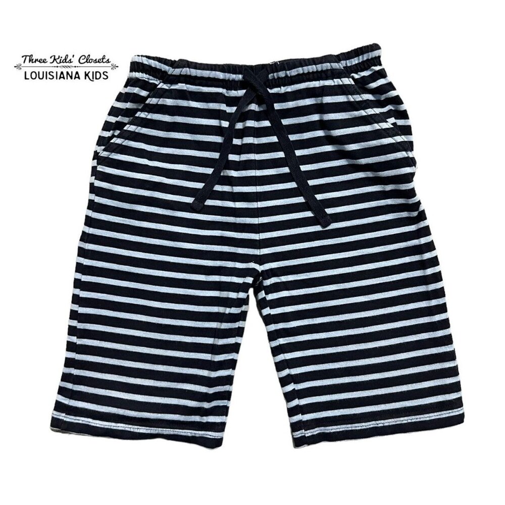 Jojo Maman Bebe 3-4Y Blue & Navy Striped Shorts